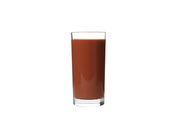 PNG, Chocolate milkshake isolated on white background