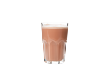 PNG, Chocolate milkshake isolated on white background