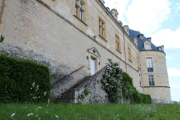 Fototapeta na wymiar castle in apremont-sur-allier (france)