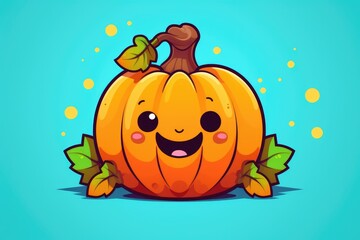 Sweet and Charming Kawaii Halloween Pumpkin
