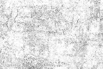 Texture, wall, concrete, black and white grunge background. Wall fragment with scratches and cracks