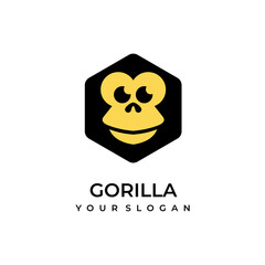 gorilla logo design © amunizer