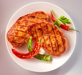 Hähnchensteaks mit Chili