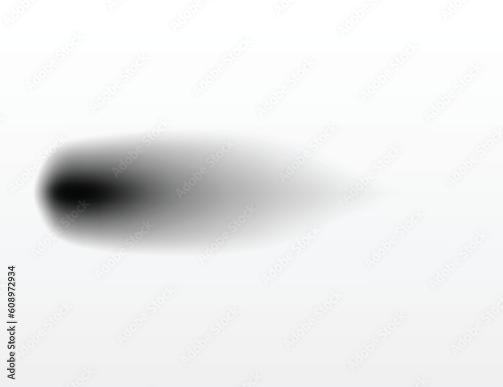 Wall mural shadow effect. realistic blurred edges shadow of isolated template. oval drop shadow for any vector 