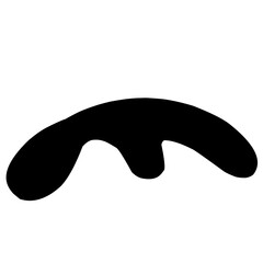 abstract blob shape