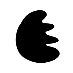 abstract blob shape