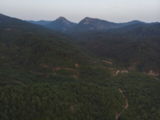 view from the top of mountain