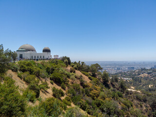 The Griffith Observatory is an observatory in Los Angeles, California on the south-facing slope of...