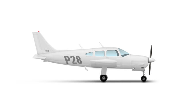 Small Business Or Personal Airplane On Runway