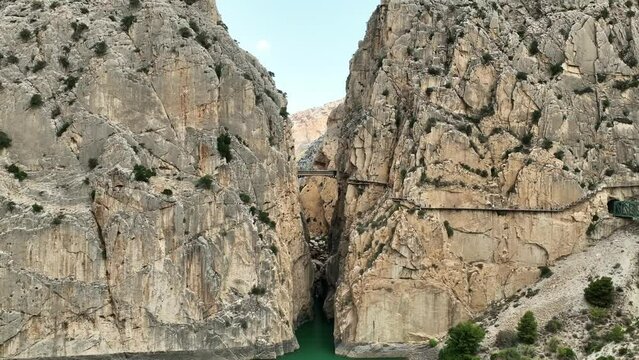 desfiladero de los Gaitanes lugar donde se ubica el caminito del rey, Ardales, M&aacute;laga