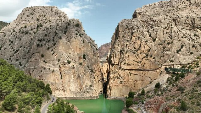 desfiladero de los Gaitanes lugar donde se ubica el caminito del rey, Ardales, M&aacute;laga