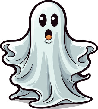 halloween ghost cartoon