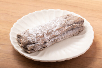 生チョコとチョコクリームのパイ