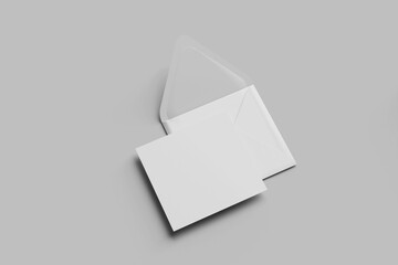 Square Envelope Mockup