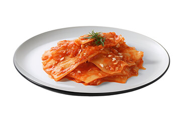 kimchi on plate - obrazy, fototapety, plakaty