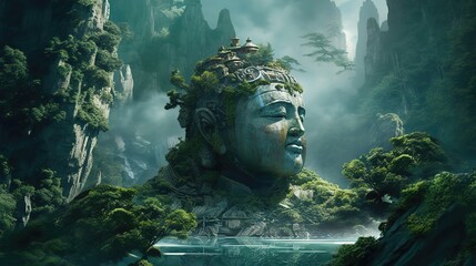 mindfulness details hyper resolution Buddha