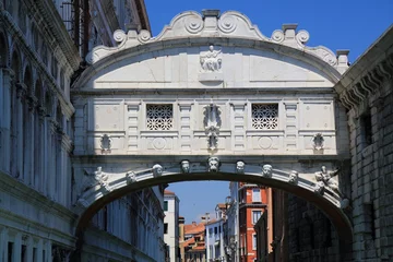 Badezimmer Foto Rückwand Seufzerbrücke Bridge of Sighs in Venice, Italy
