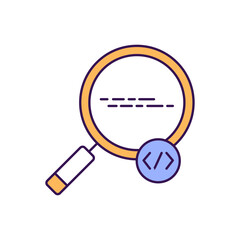 Find Code Vector Icon

