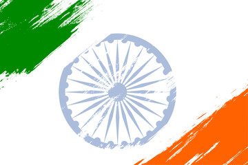 Happy independence day India Template Design good for Website banner and greeting card.