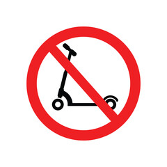 classic no scooter sign © Marty's Art