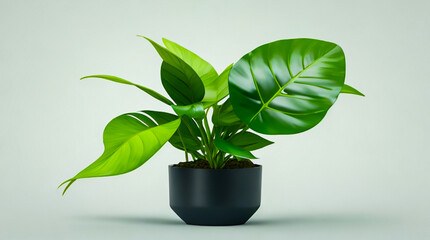 Beautiful green plants, leafs background, created using generative ai tools 