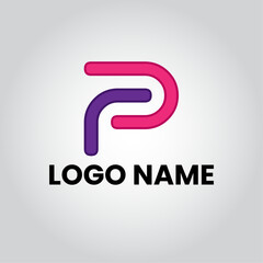 Letter P  Business Vector Logo Design Template