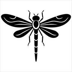 dragonfly in vector design