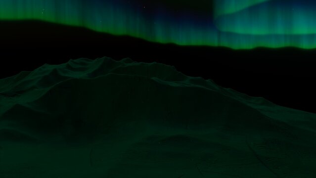 DDark Mode Wallpaper - Alien Nighttime Horizon