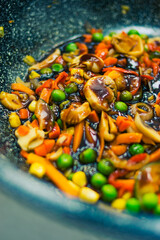 vegetables to the wolk