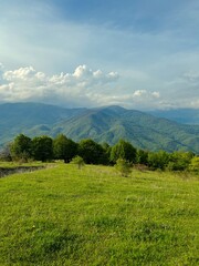 Fototapeta premium Mountain landscape armenia. Beautiful landscape. Beautiful scenery. Top view.