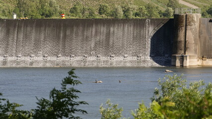 Vorfeld der Staustufe bei Detzem