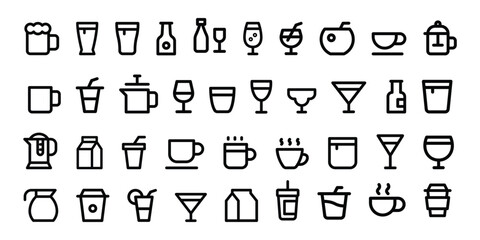 Drinks Icon Set