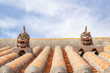 竹富島のシーサー 沖縄 石垣島