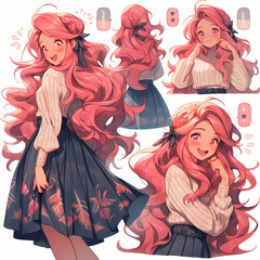 Anime Character Sheet