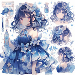 Anime Character Sheet