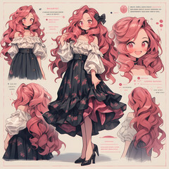 Anime Character Sheet