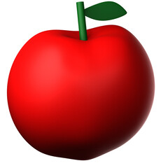 apple icon isolated on the background white