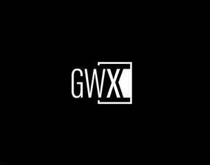 GWX Logo and Graphics Design, Modern and Sleek Vector Art and Icons isolated on black background