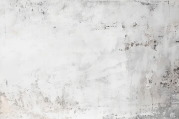 Abstract weathered texture stained old stucco light gray and aged paint white brick wall background in rural room, Generative AI