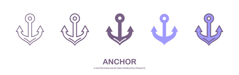 	
Anchor icon or logo isolated sign symbol vector illustration - Collection of high quality style vector icons. isolated on white background