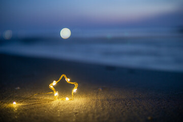 ビーチと星