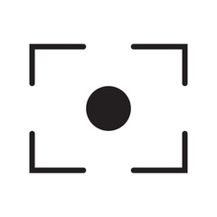 focus icon vector