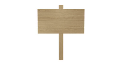 light wooden sign board