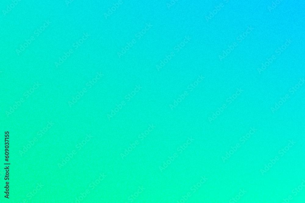 Poster color gradient background, abstract blue grain gradation texture, vector green noise texture blur ab