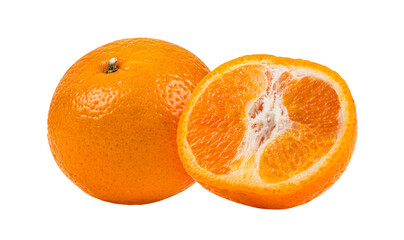 Tangerine or clementine on transparent png