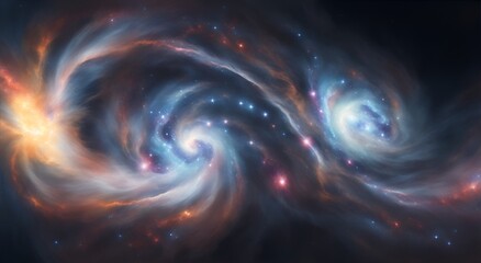 Swirling nebula