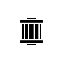 Air Filter Funnel Solid Icon