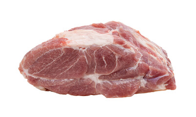 Raw pork on transparent png