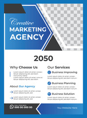 Corporate business flyer design template 