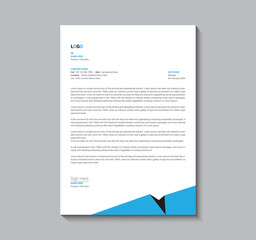 Letterhead template design business letterhead template design